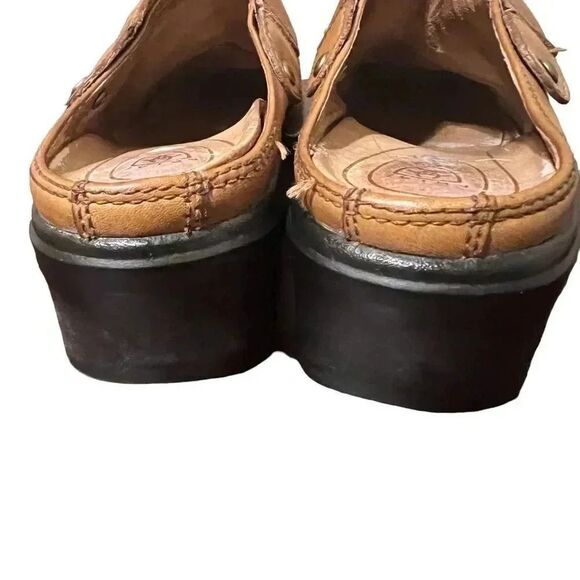 Ariat Tan Leather Mules - Picture 4 of 8